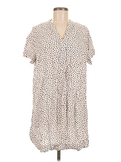 Pre-owned H&m Casual Dress In White