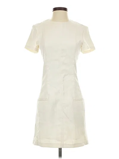 Pre-owned H&m Casual Dress In White