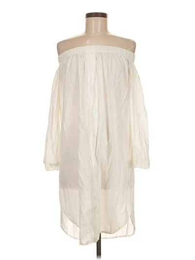 Pre-owned H&m Casual Dress In White