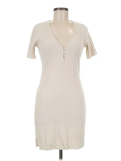 Pre-owned H&m Casual Dress In White
