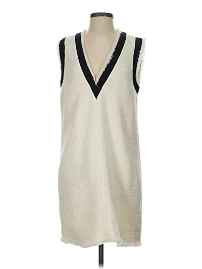 Pre-owned H&m Casual Dress In White