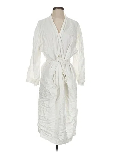 Pre-owned H&m Casual Dress In White