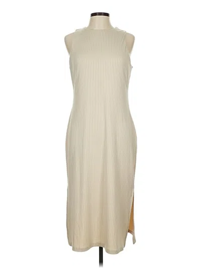 Pre-owned H&m Casual Dress In White