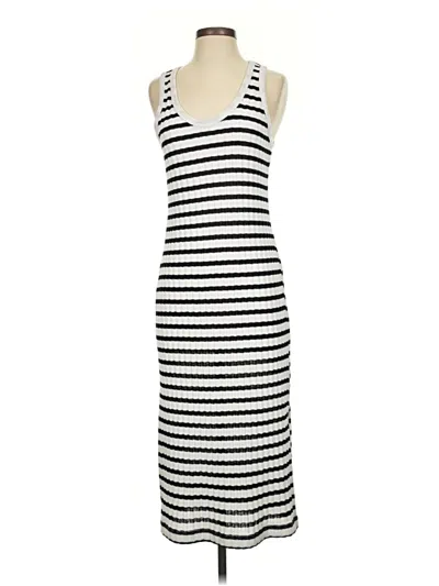 Pre-owned H&m Casual Dress In White