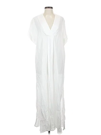 Pre-owned H&m Casual Dress In White