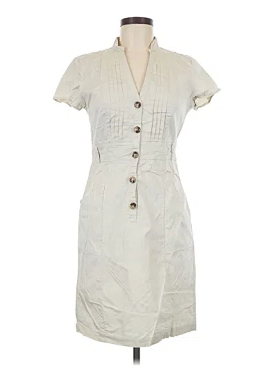 Pre-owned H&m Casual Dress In White