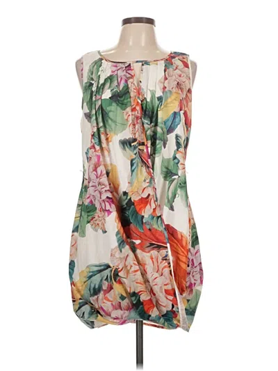 Pre-owned H&m Casual Dress In White