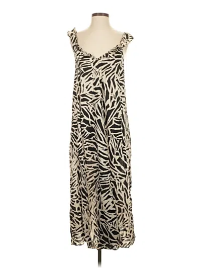 Pre-owned H&m Casual Dress In White