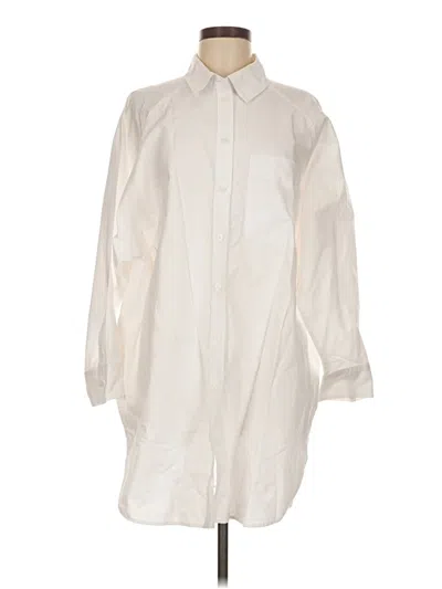 Pre-owned H&m Casual Dress In White