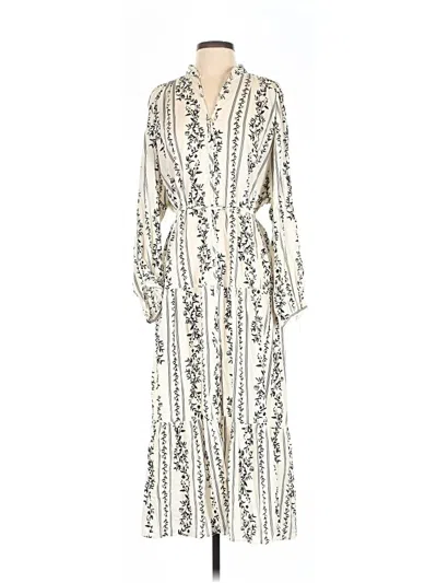 Pre-owned H&m Casual Dress In White
