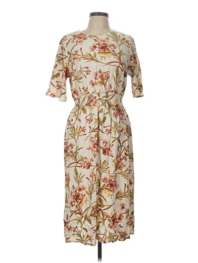 Pre-owned H&m Casual Dress In White