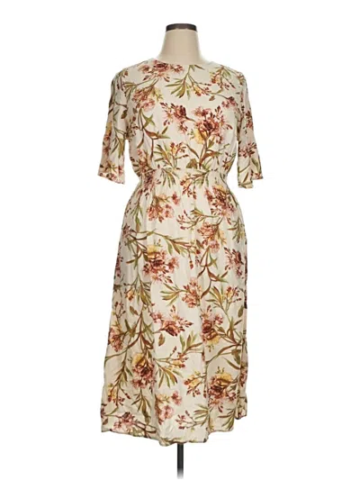 Pre-owned H&m Casual Dress In White
