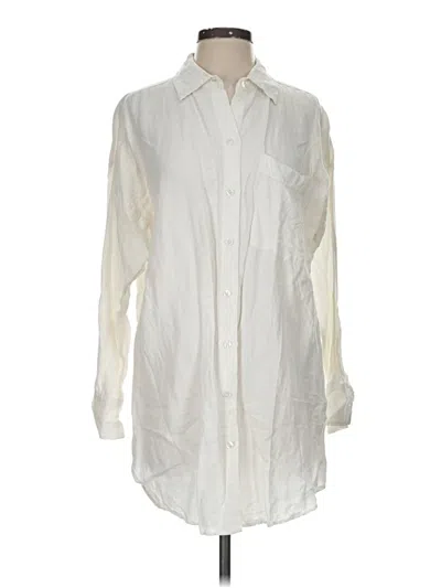 Pre-owned H&m Casual Dress In White