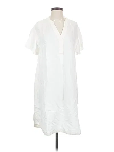 Pre-owned H&m Casual Dress In White