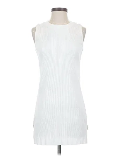 Pre-owned H&m Casual Dress In White