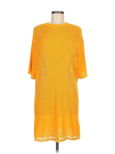 Pre-owned H&m Casual Dress In Yellow