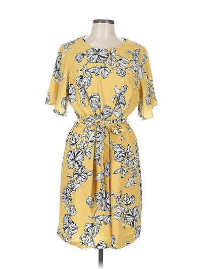 Pre-owned H&m Casual Dress In Yellow
