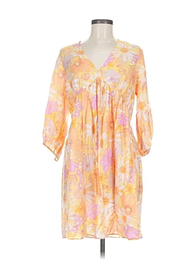 Pre-owned H&m Casual Dress In Yellow