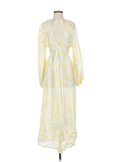 Pre-owned H&m Casual Dress In Yellow