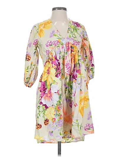 Pre-owned H&m Casual Dress In Yellow