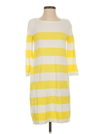 Pre-owned H&m Casual Dress In Yellow