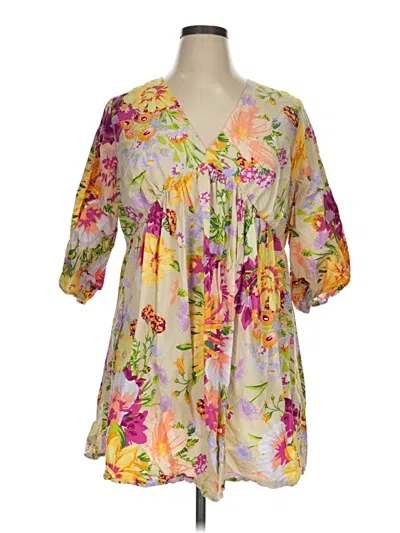 Pre-owned H&m Casual Dress In Yellow