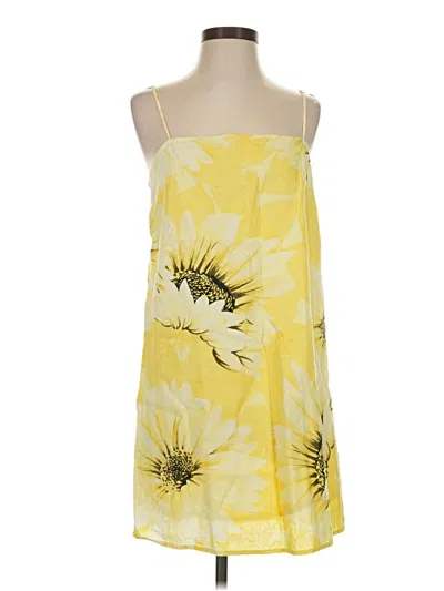 Pre-owned H&m Casual Dress In Yellow