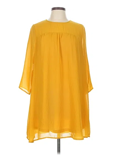 Pre-owned H&m Casual Dress In Yellow