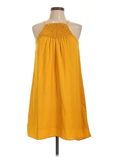 Pre-owned H&m Casual Dress In Yellow