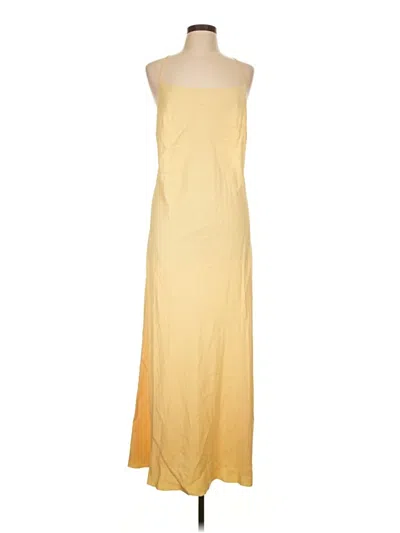 Pre-owned H&m Casual Dress In Yellow
