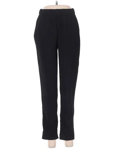 Pre-owned H&m Casual Pants In Black