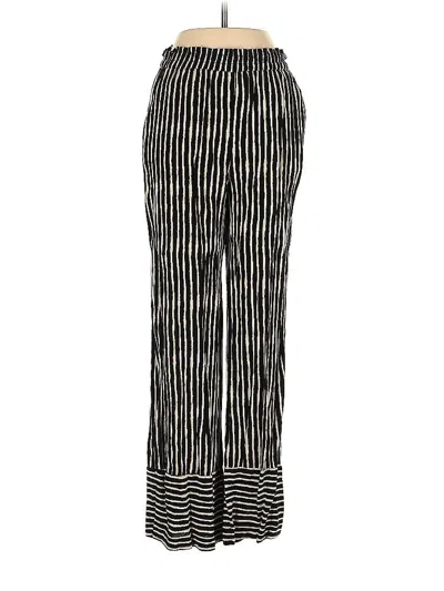 Pre-owned H&m Casual Pants In Black