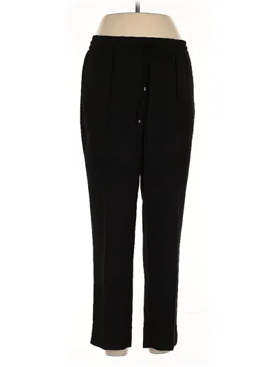 Pre-owned H&m Casual Pants In Black