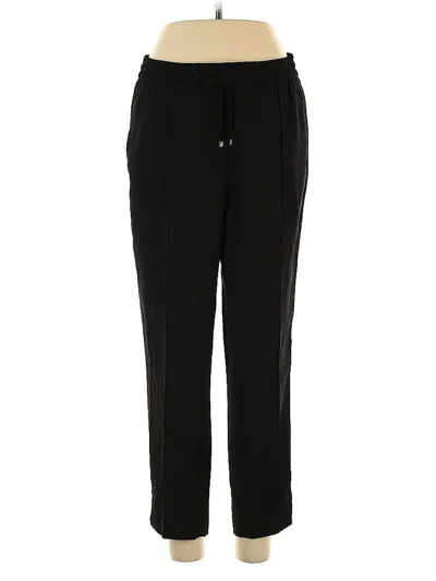 Pre-owned H&m Casual Pants In Black