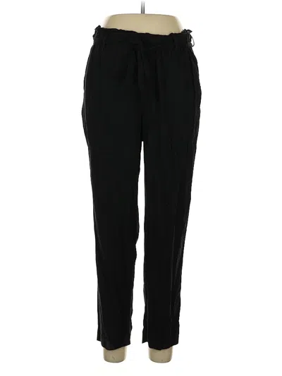 Pre-owned H&m Casual Pants In Black