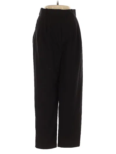 Pre-owned H&m Casual Pants In Black