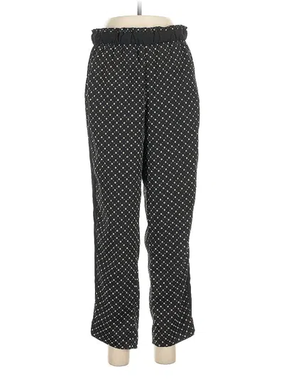 Pre-owned H&m Casual Pants In Black