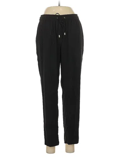 Pre-owned H&m Casual Pants In Black
