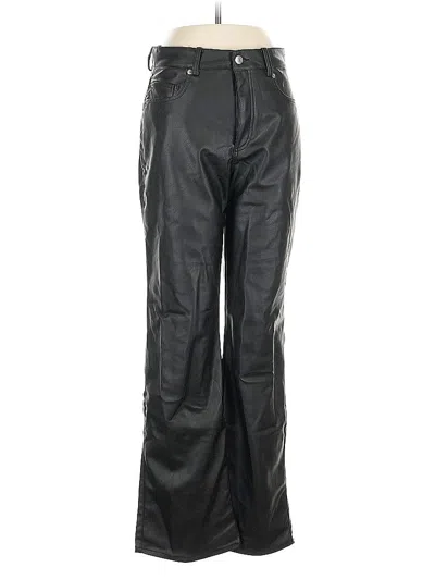 Pre-owned H&m Casual Pants In Black