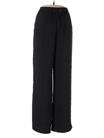 Pre-owned H&m Casual Pants In Black
