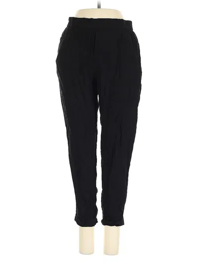 Pre-owned H&m Casual Pants In Black