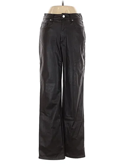 Pre-owned H&m Casual Pants In Black