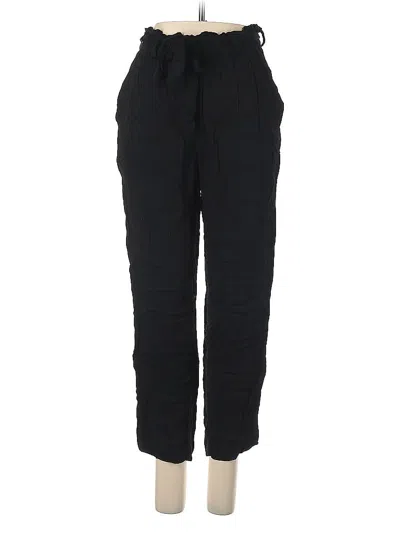 Pre-owned H&m Casual Pants In Black