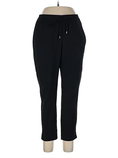 Pre-owned H&m Casual Pants In Black
