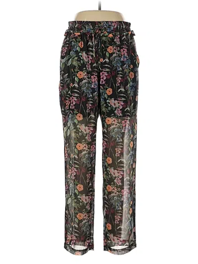 Pre-owned H&m Casual Pants In Black