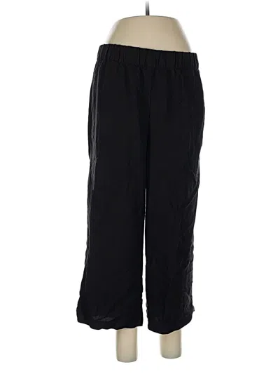 Pre-owned H&m Casual Pants In Black