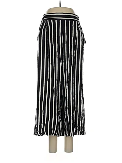 Pre-owned H&m Casual Pants In Black