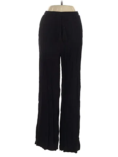 Pre-owned H&m Casual Pants In Black