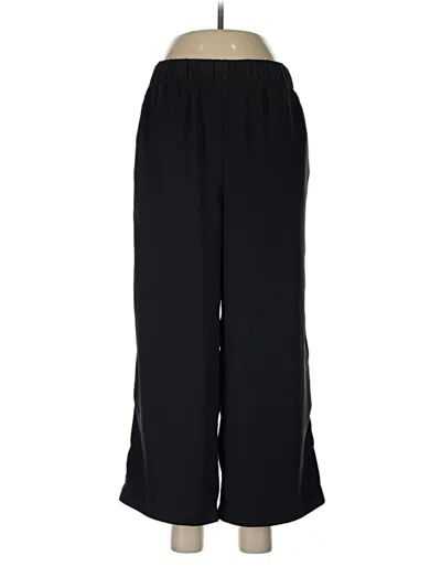 Pre-owned H&m Casual Pants In Black
