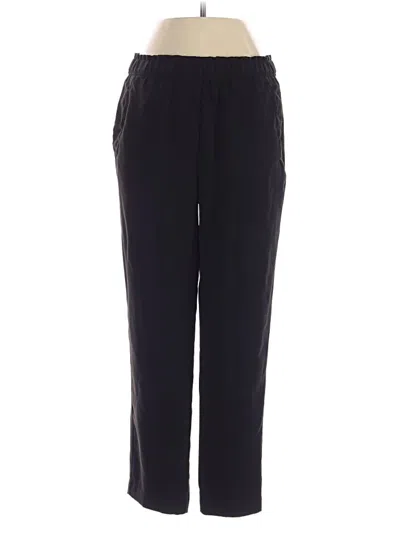 Pre-owned H&m Casual Pants In Black